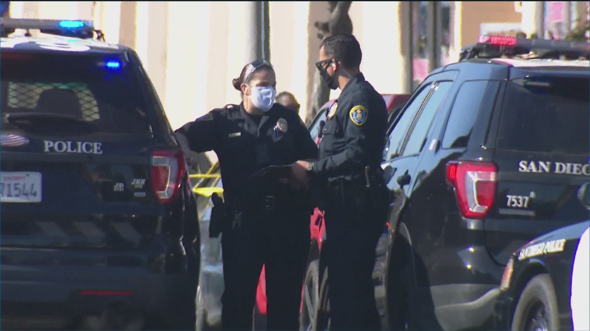 A murder suspect was shot and killed by SDPD officers during a standoff in City Heights Friday afternoon.