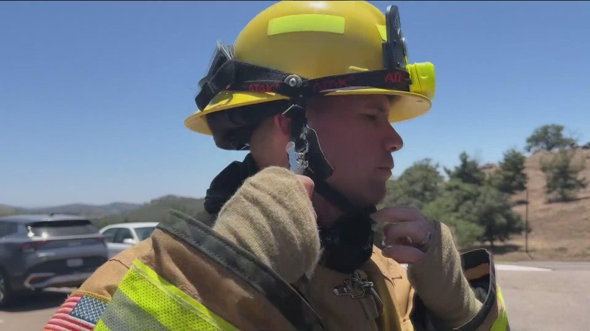 CBS Ariana Cohen shadowed a volunteer reserve firefighter to get an inside look.