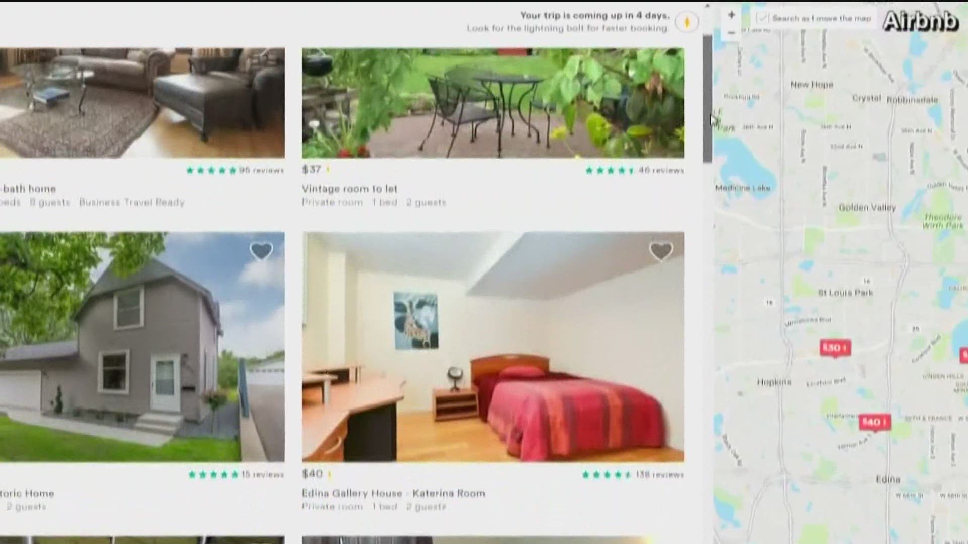 Airbnb said it may pursue legal action against guests and hosts who violate the ban.