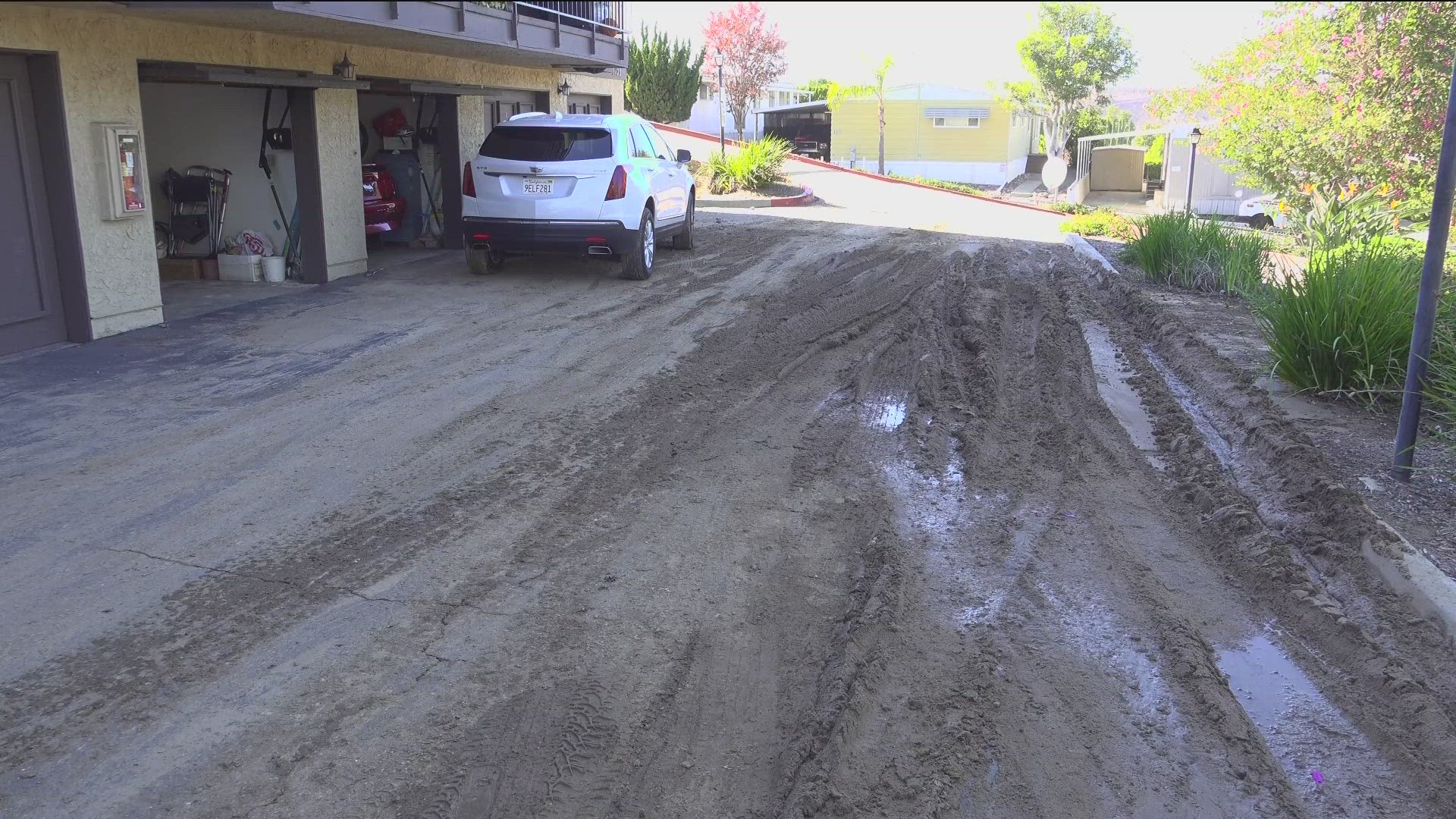 A burst pipe flooded condos in Allied Gardens, displacing residents. Families lost belongings, but Red Cross assistance and cleanup efforts continue.