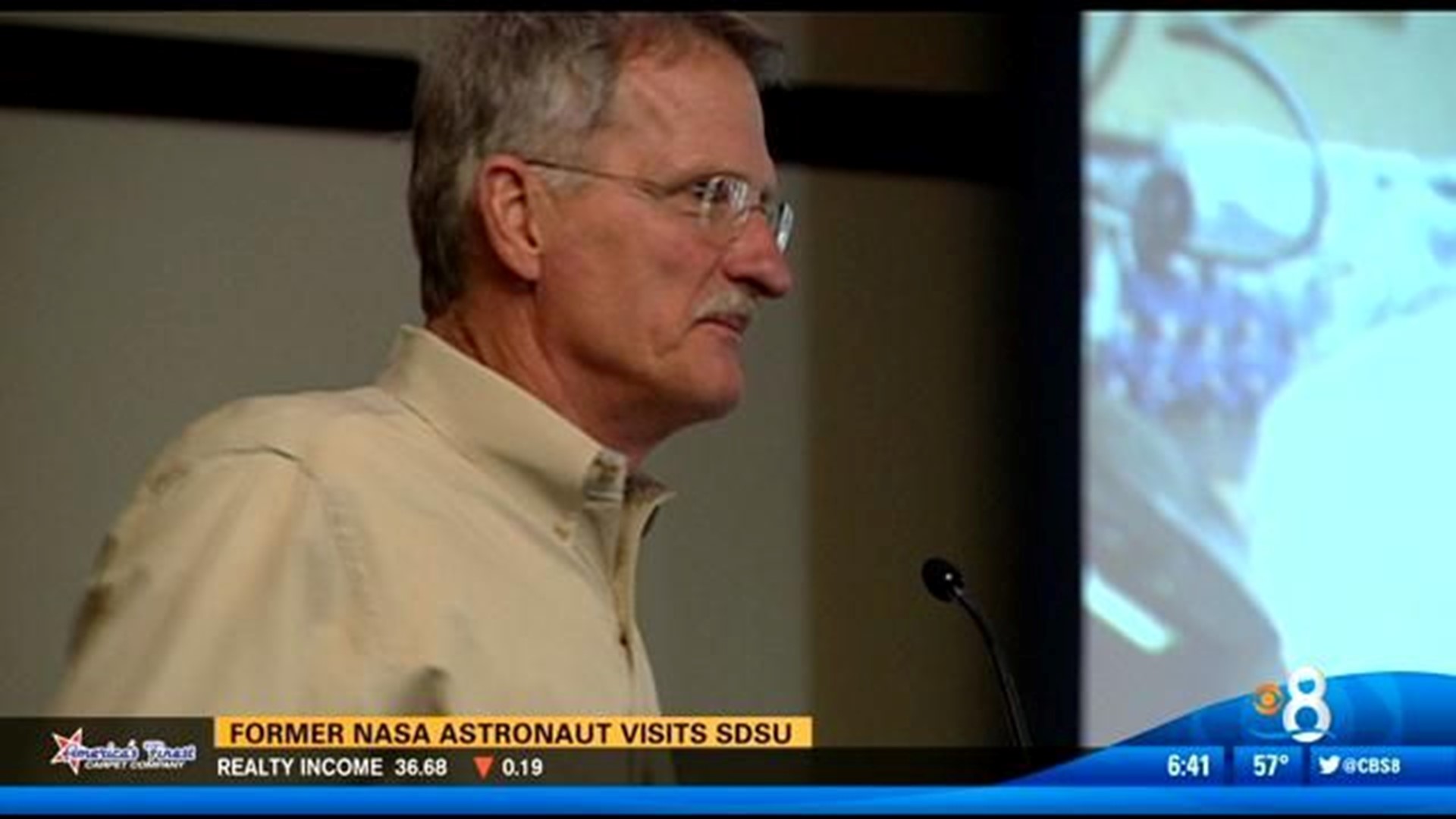 Former NASA Astronaut Visits SDSU | Cbs8.com