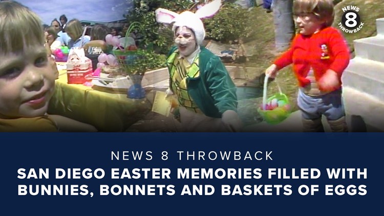 News 8 Throwback: San Diego Easter memories filled with bunnies, bonnets and baskets of eggs