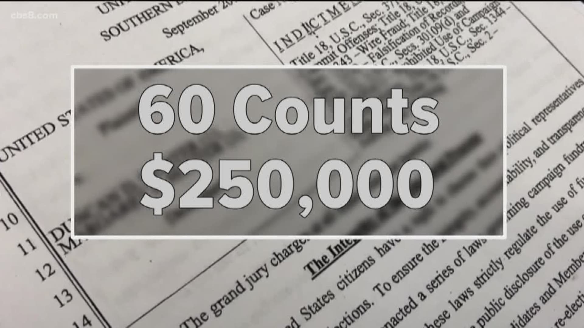 Hunter is charged with looting his own campaign cash to finance vacations, golf and other personal expenses, then trying to cover it up.