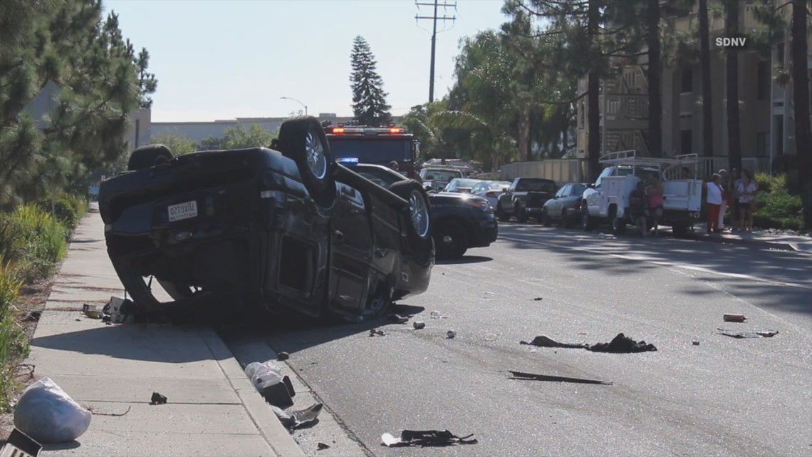 Officials: Driver arrested after hitting sheriff's car, crashing while ...