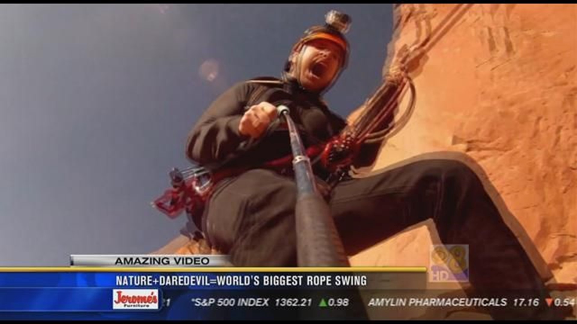 Nature + daredevil = World's biggest rope swing | cbs8.com