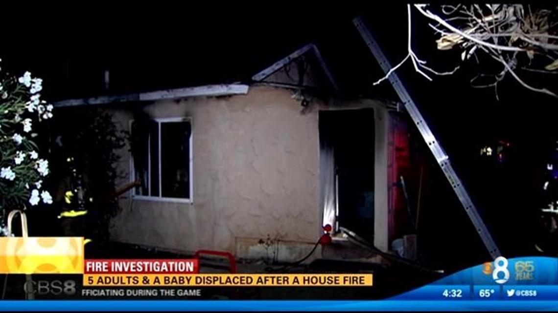 6 displaced after Egger Highlands house fire | cbs8.com