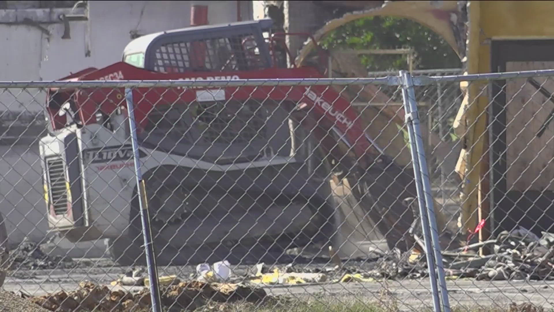 Liberty Station residents relieved as city finally clears fire debris