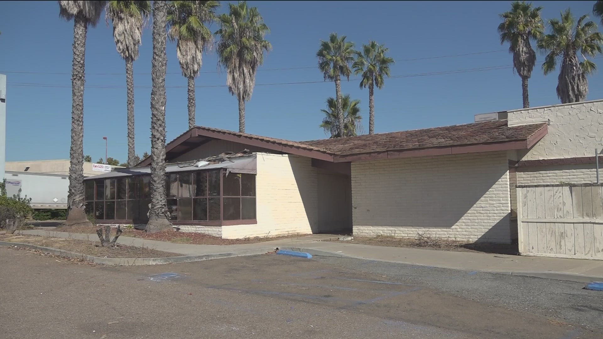 CBS 8 learned the windows were recently boarded up with wood, leaving no way out for the animals.