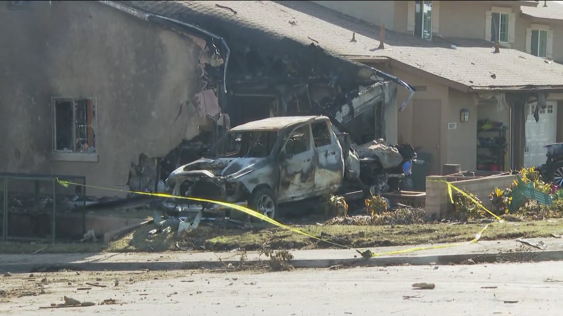 Police said a small Cessna aircraft crashed around 4 a.m. near Interstate 15 and Aero Dr. Authorities believe all of the fatalities are people who were on the plane.