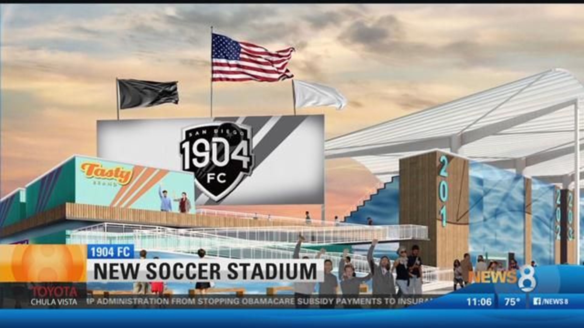 1904 FC announces Oceanside stadium plan