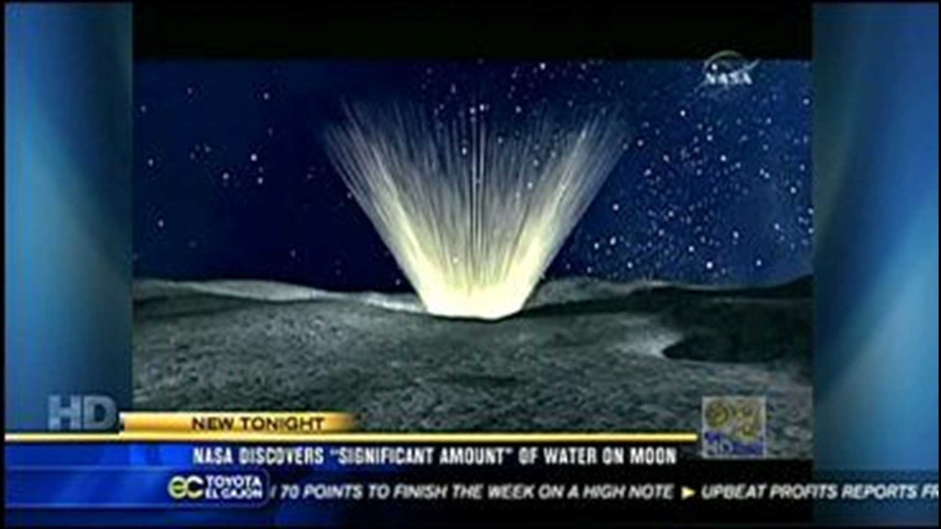 Splash! NASA moon crash struck lots of water