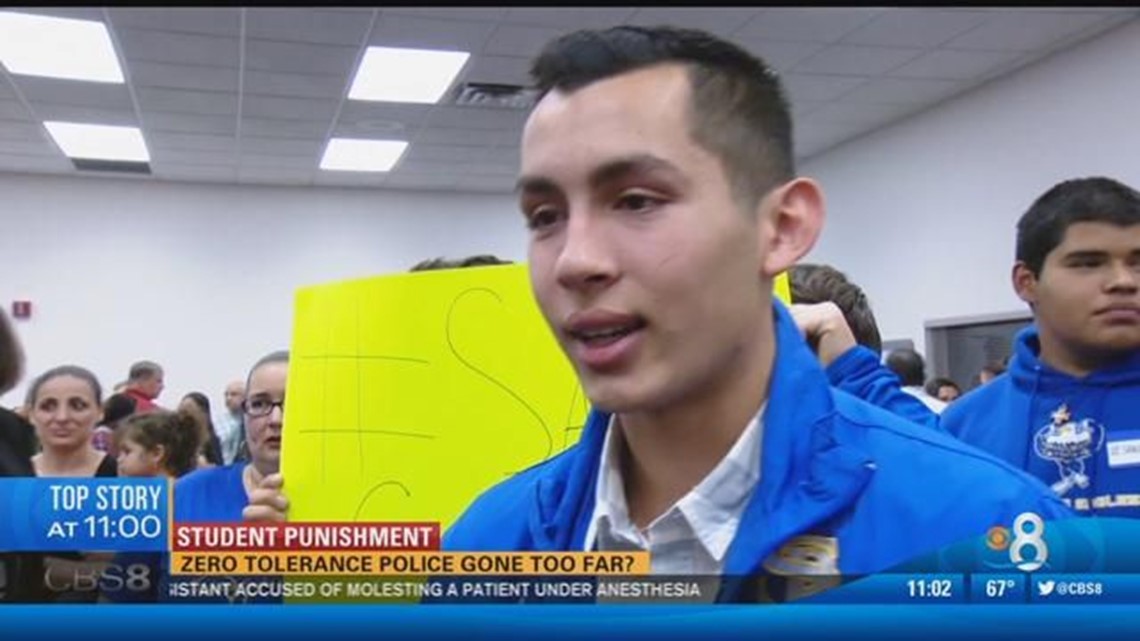 Zero tolerance police gone too far? | cbs8.com