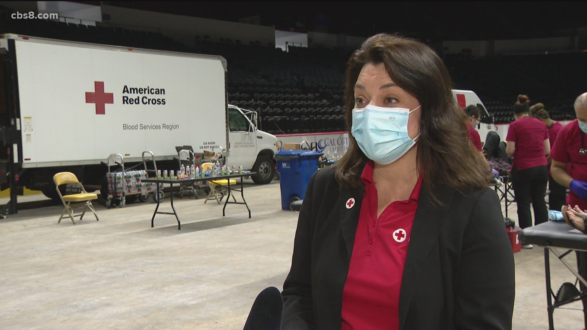 More than 170 people have donated blood on Tuesday at the Pechanga Arena.