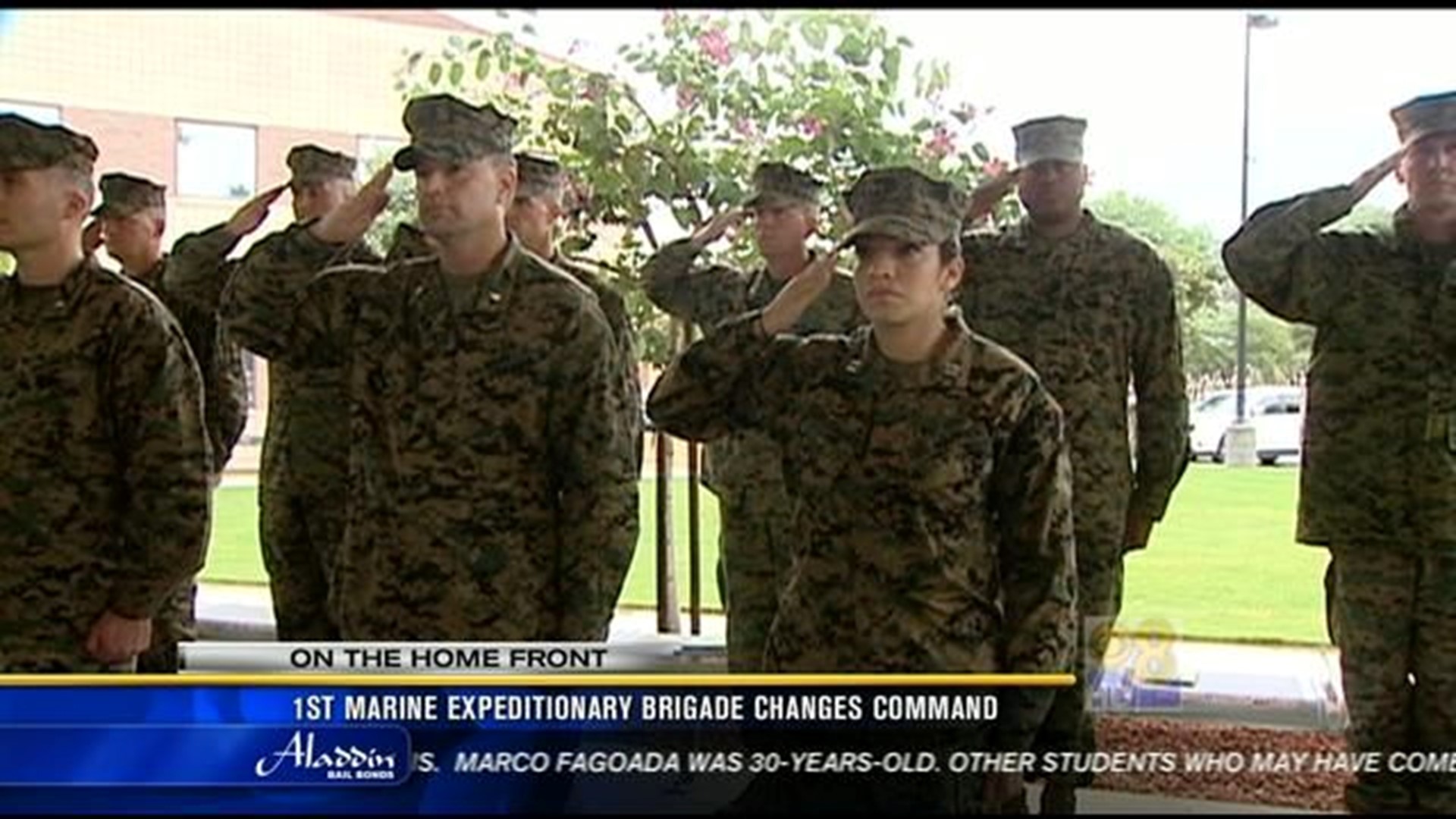 1st Marine Expeditionary Brigade Changes Command | Cbs8.com