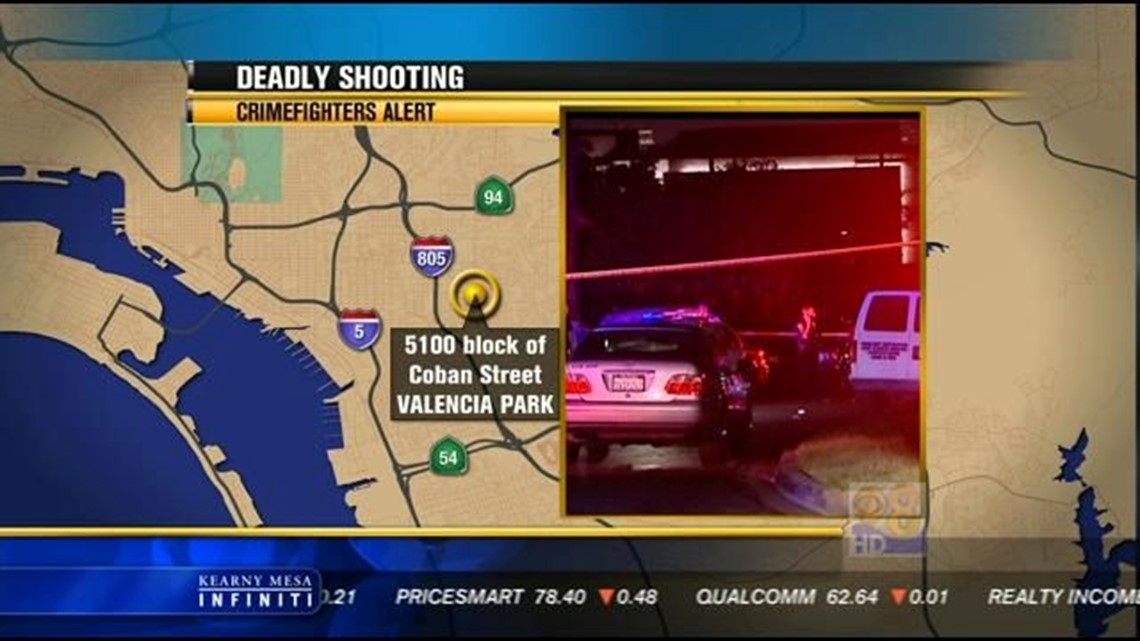 Homicide Detectives Investigate Deadly Shooting In Valencia Park | Cbs8.com