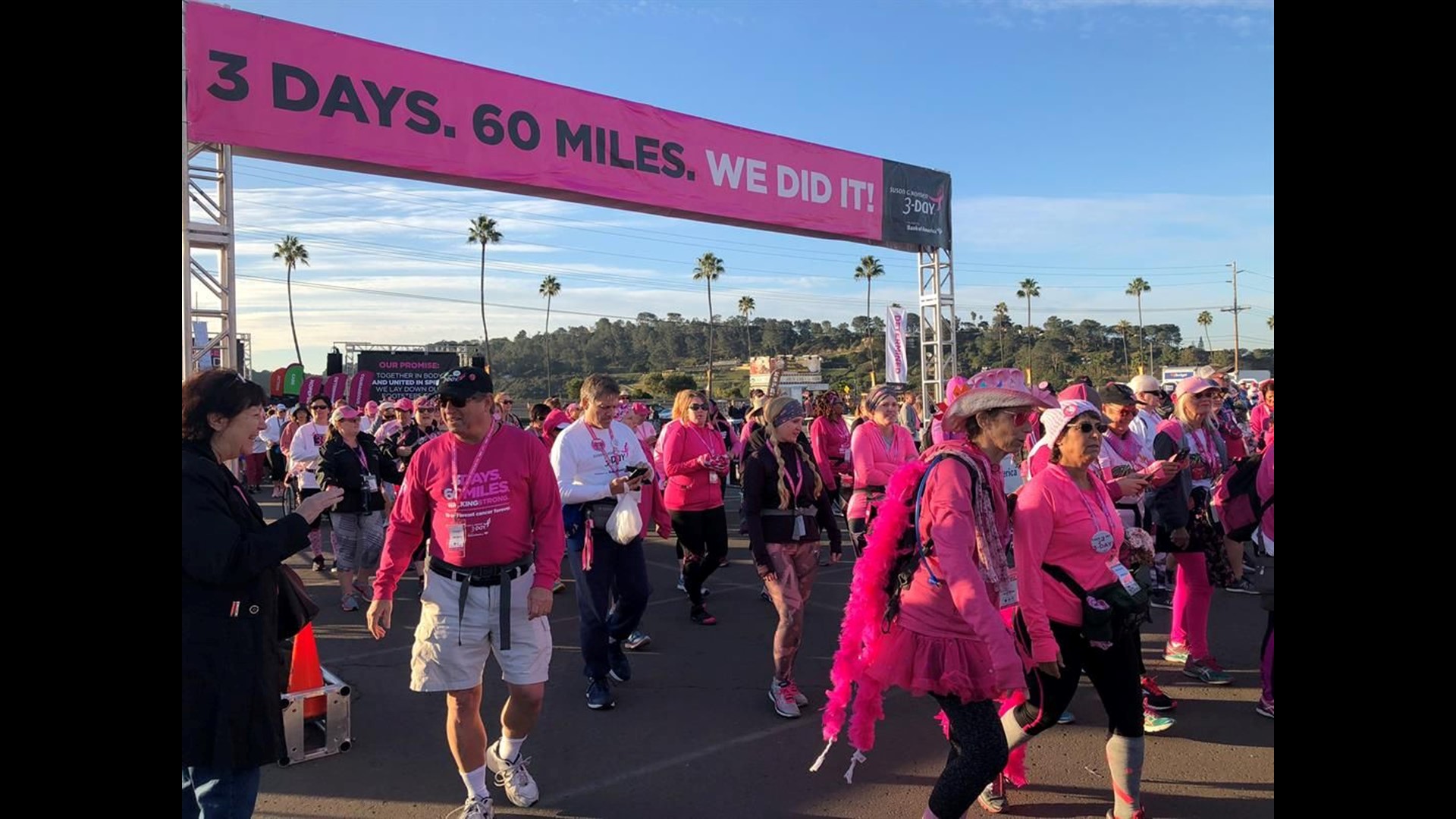 Susan G. Komen 3-Day walk against breast cancer begins Friday | cbs8.com