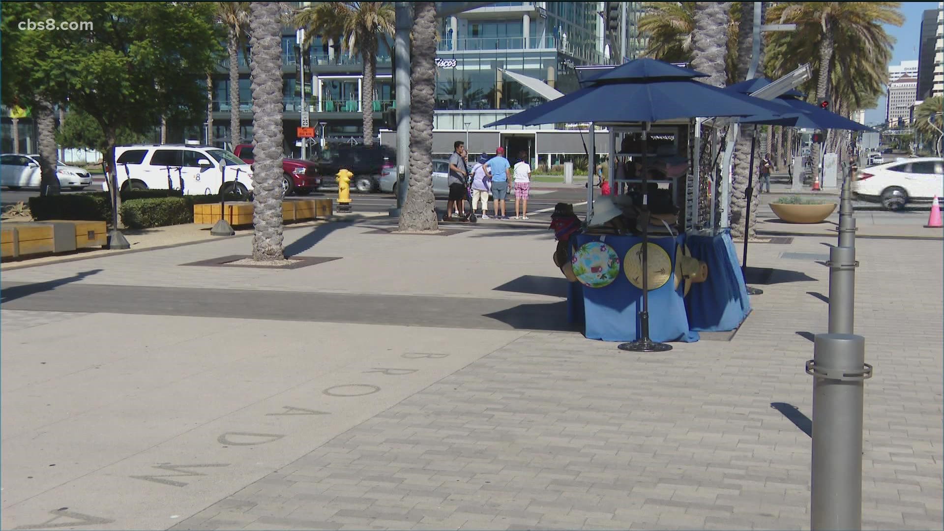 It would affect what are primarily unlicensed sales at beach boardwalks, Balboa Park and near downtown.