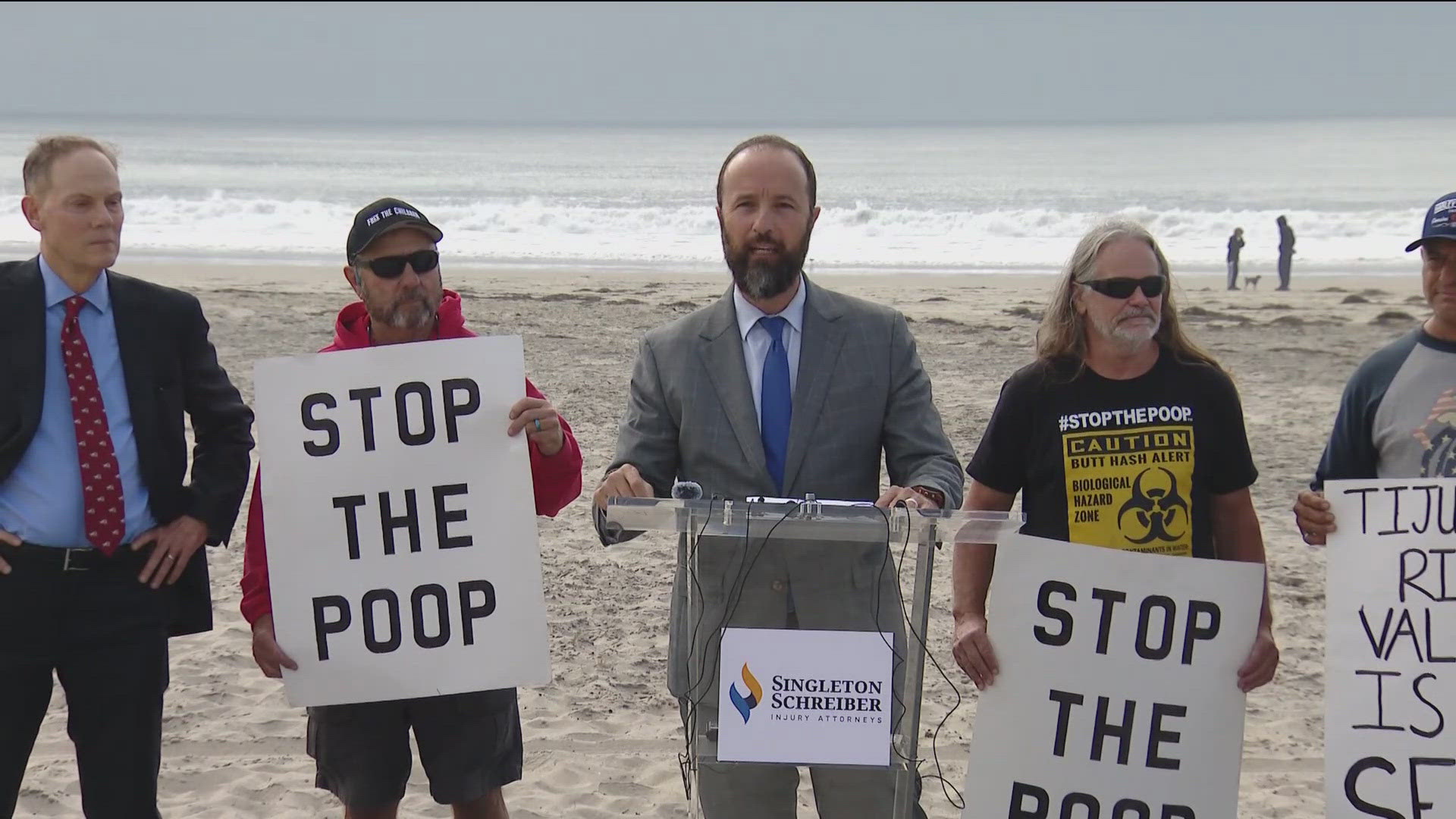 A group of Imperial Beach residents is suing over alleged mismanagement of the South Bay International Wastewater Treatment Plant.