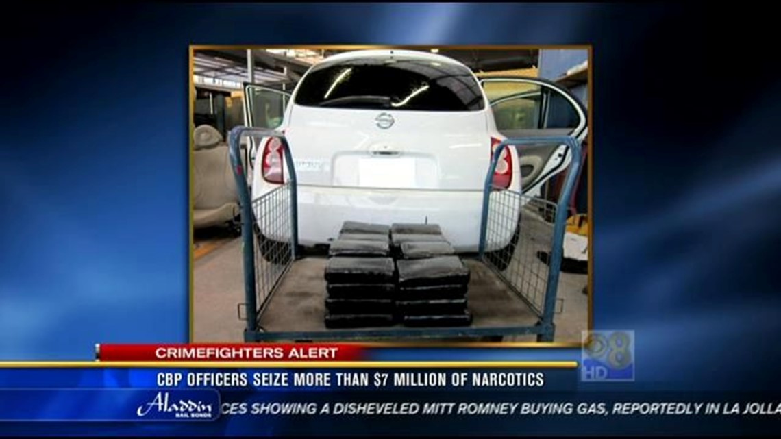 CBP officers seize more than $7 million in narcotics | cbs8.com