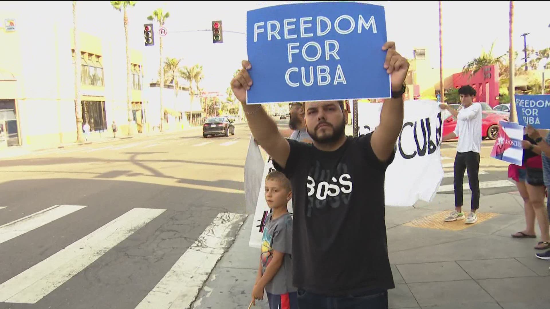 President Biden issued a message that the United States stands with the Cuban people fighting for freedom from the authoritarian regime