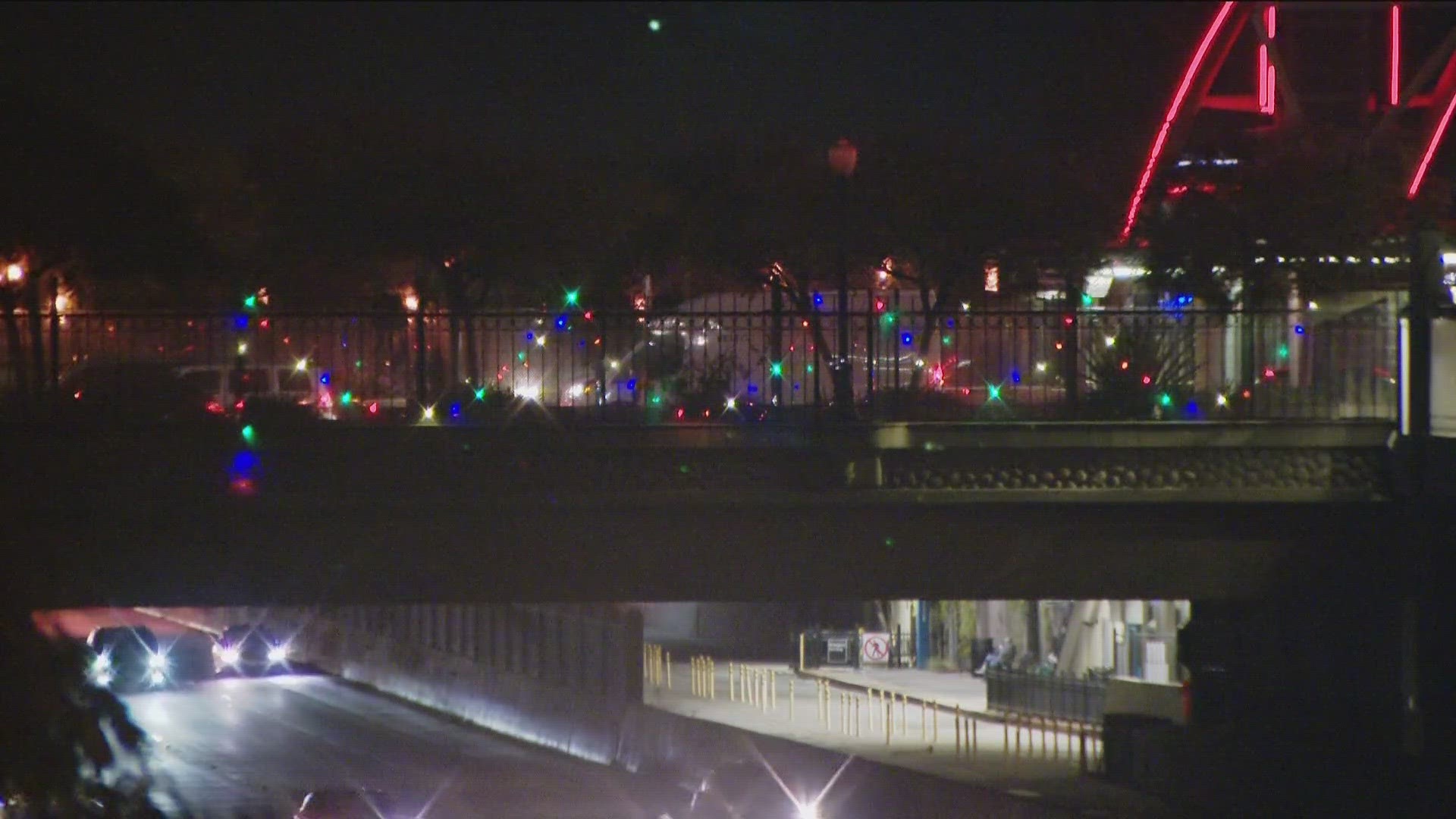 The 35-year-long tradition started with one bridge but has spread to nine along Interstates 805 and 15.