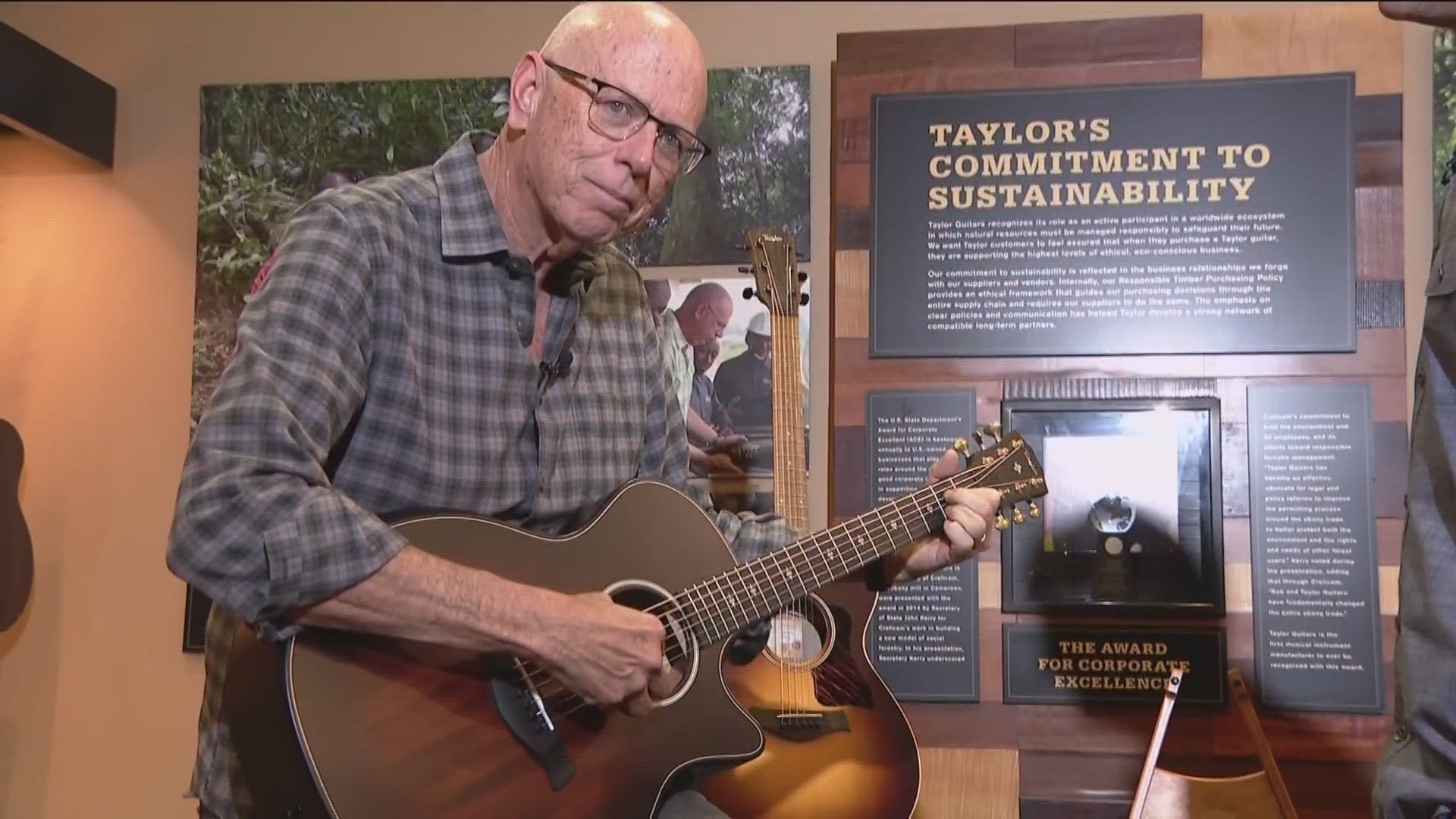 Bob Taylor, co-founder of Taylor Guitars, explains how using sustainable wood from our own backyard is good for the planet.