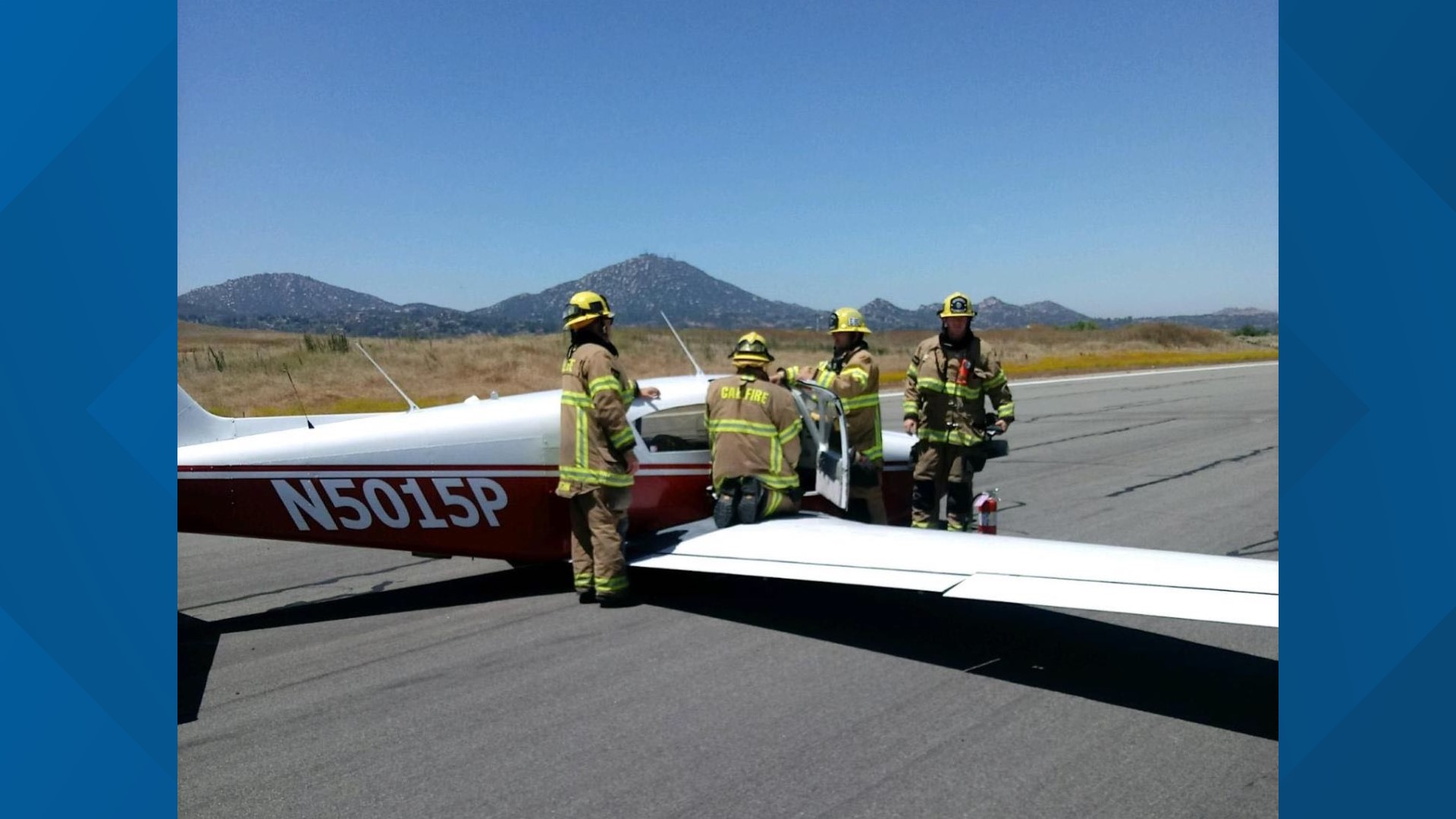 Pilot makes safe emergency landing at Ramona Airport