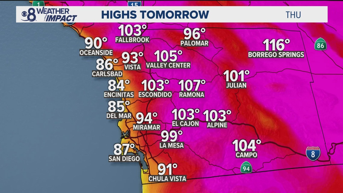 San Diego Excessive Heat Warning | Here are ways to stay safe and cool ...