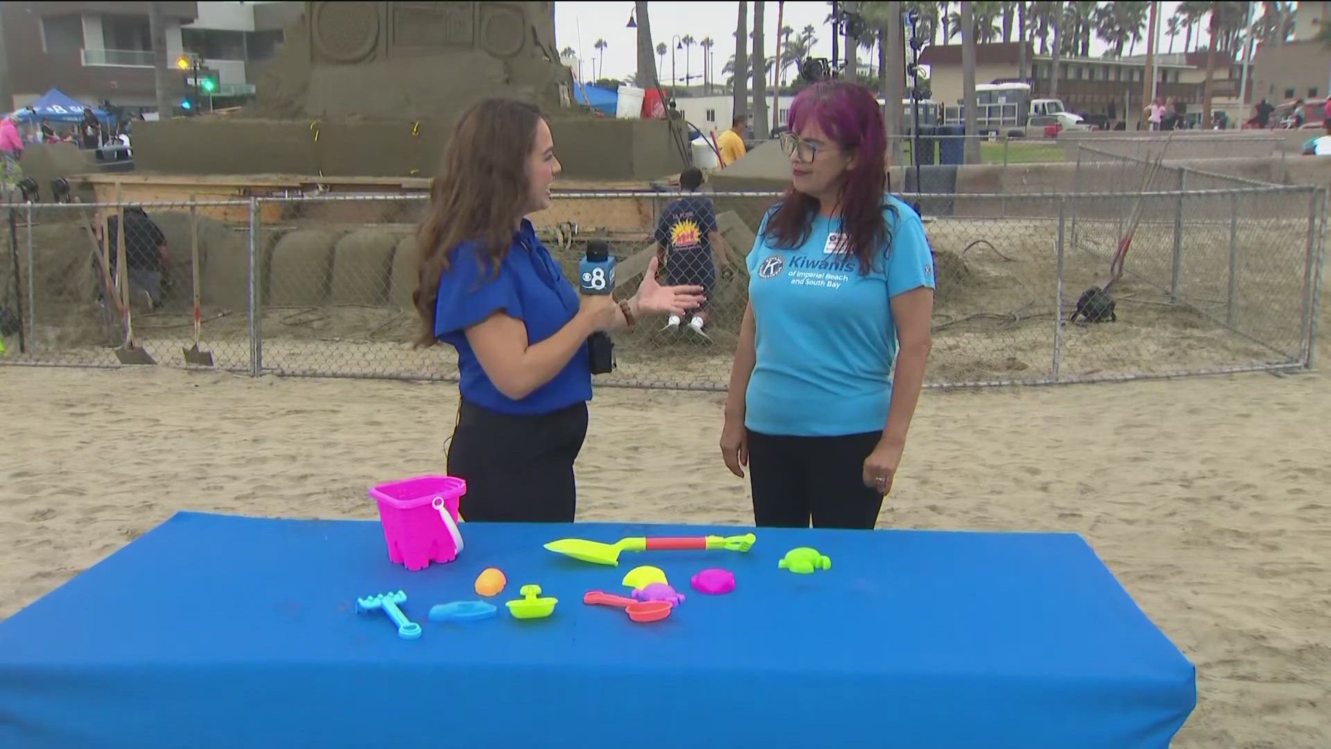 KidsnKastles sandcastle competition at Sun & Sea Festival in Imperial