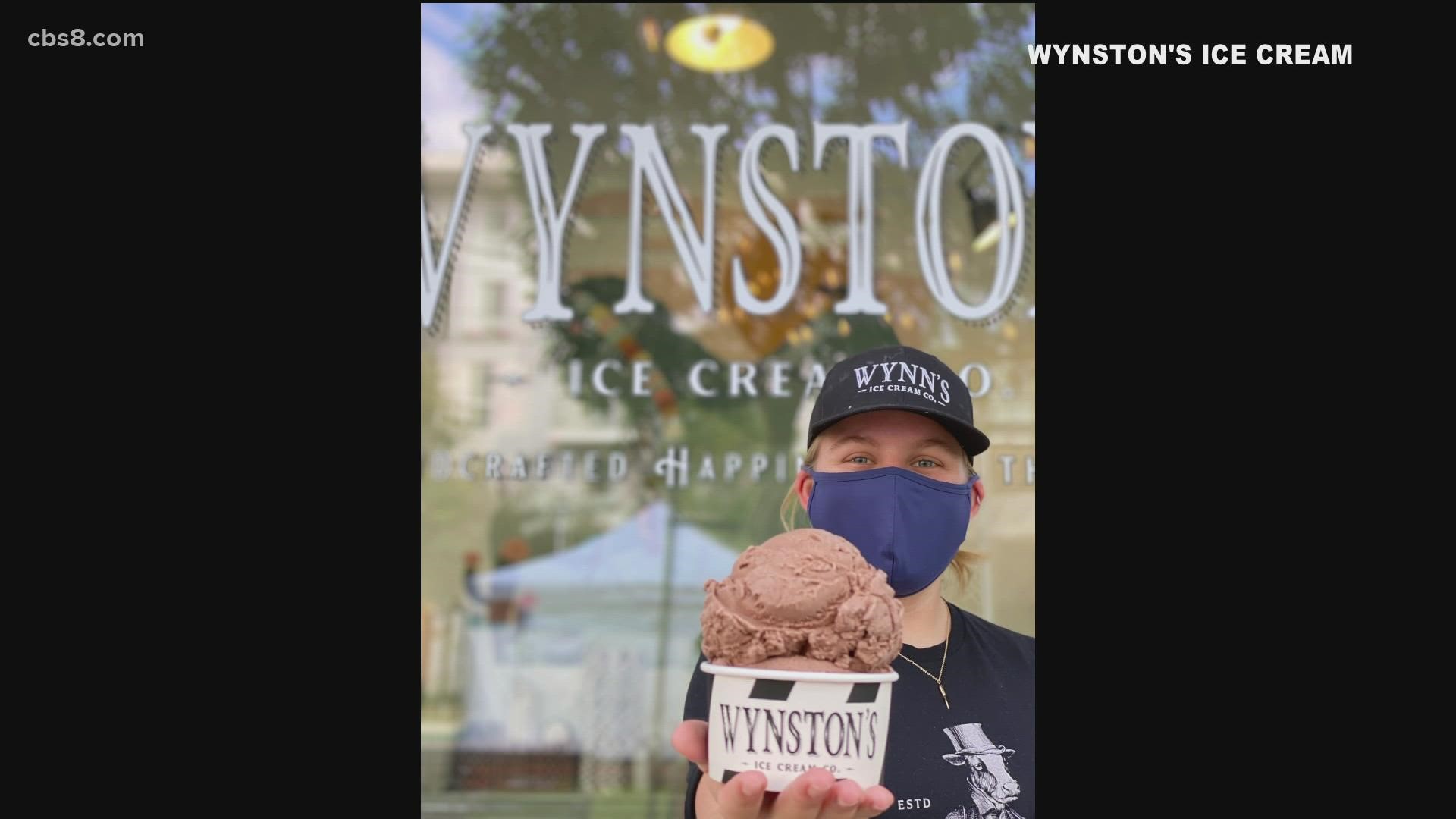 Wynston's blue ribbon-winning ice cream in San Marcos | cbs8.com