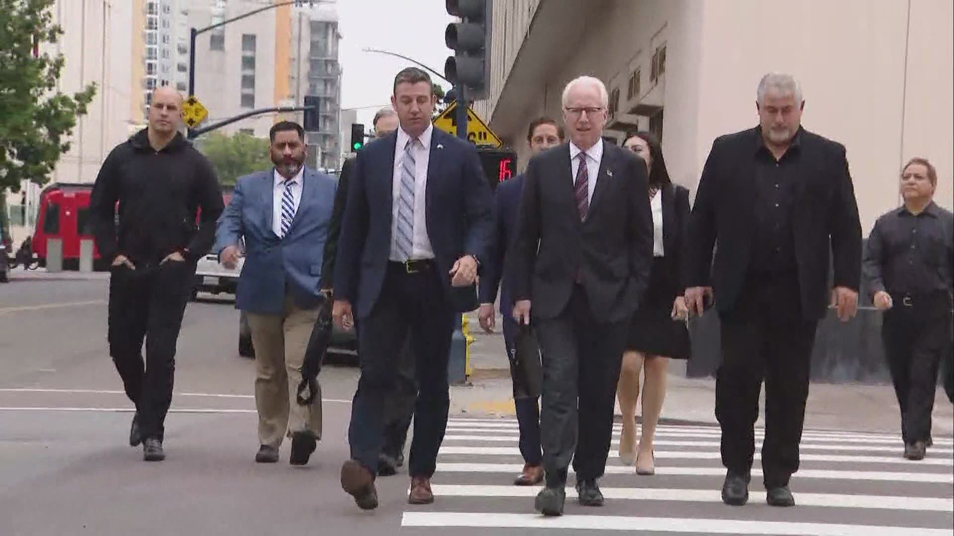 Rep. Duncan Hunter pleaded guilty before a federal judge in San Diego Tuesday to a federal charge of conspiracy to misuse campaign funds.
