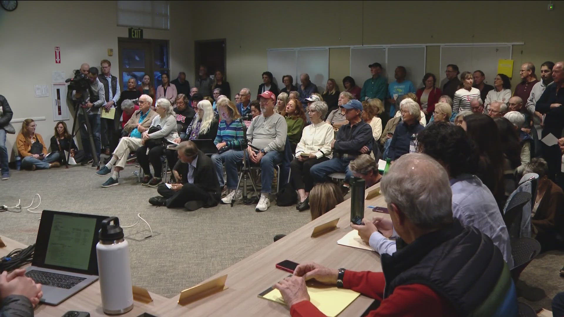 Rancho San Diego residents rally against proposed sand mine project