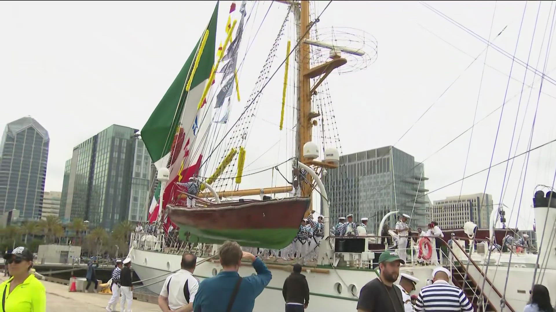 The ship known as the Cuauhtémoc, is visiting San Diego from May 16 through May 17 and you can see it for free this weekend.