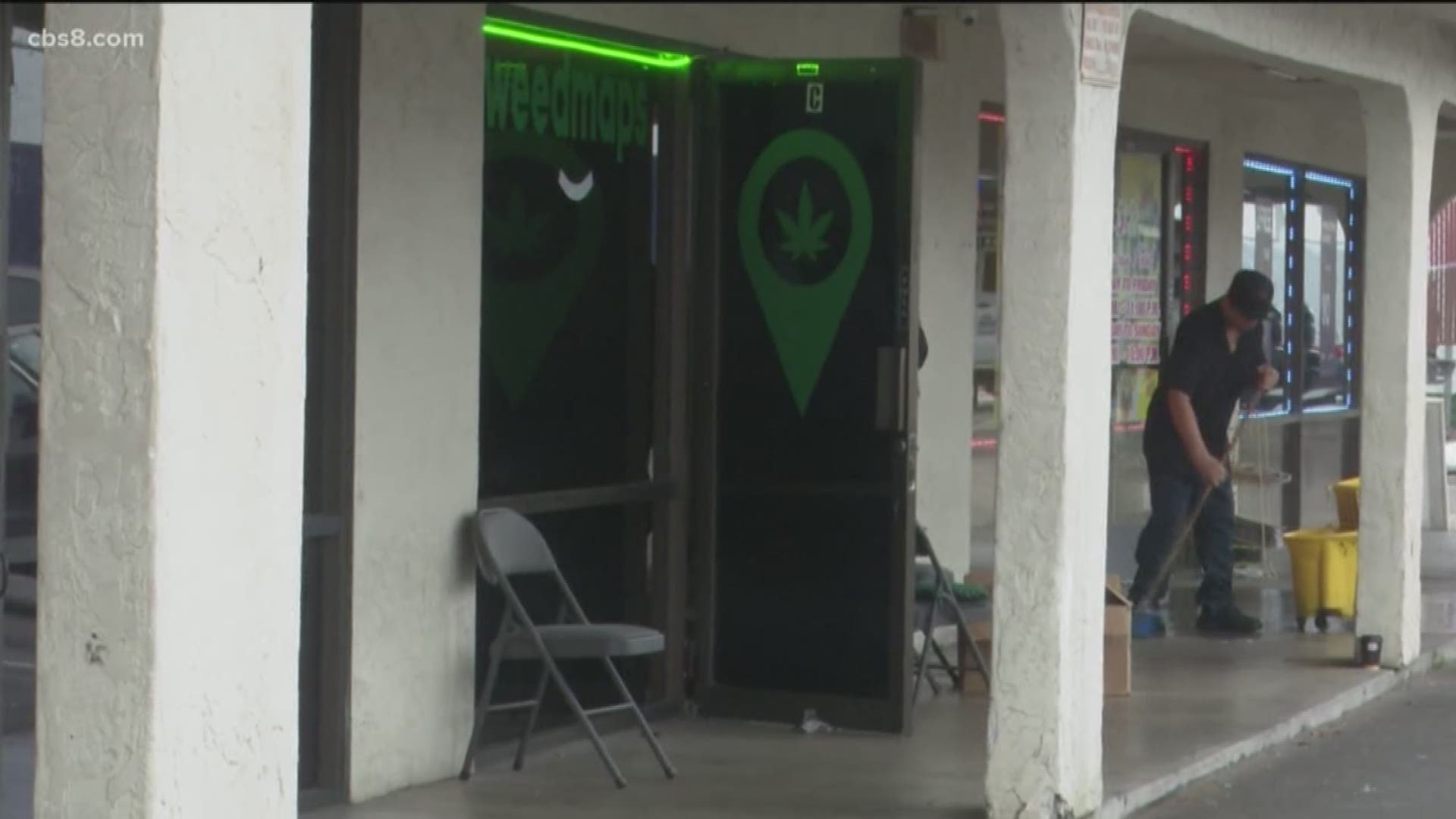 The Chula Vista SWAT team was called to the illegal marijuana dispensary after officers say those inside initially refused to come out.