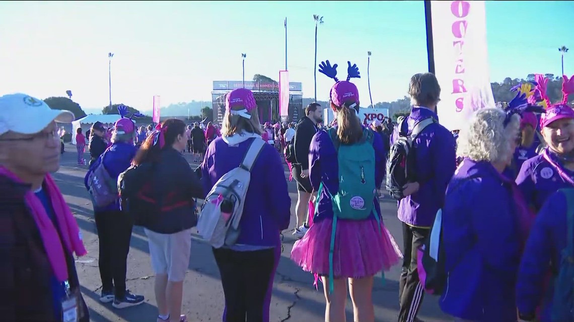 Susan G. Komen's 3-Day Walk to end breast cancer kicks off in Del Mar ...