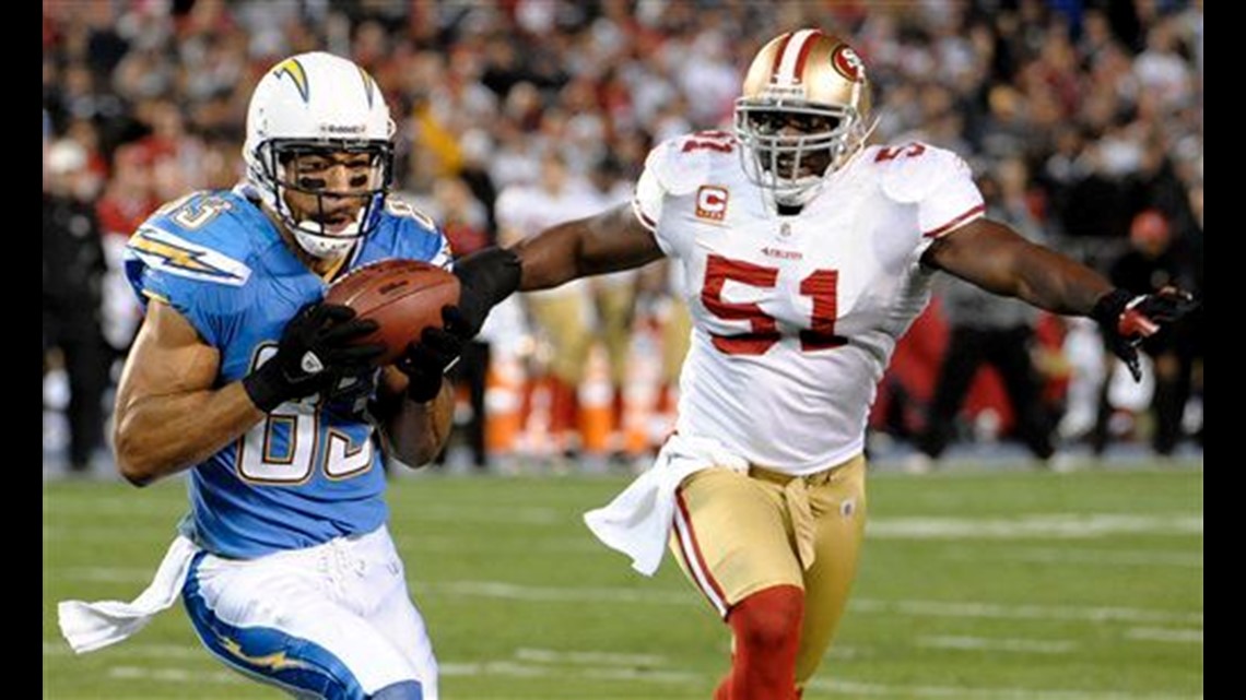 Vincent Jackson's Three Touchdowns Lead Chargers Past 49ers - The