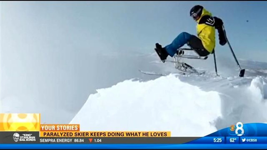Paralyzed skier keeps doing what he loves | cbs8.com