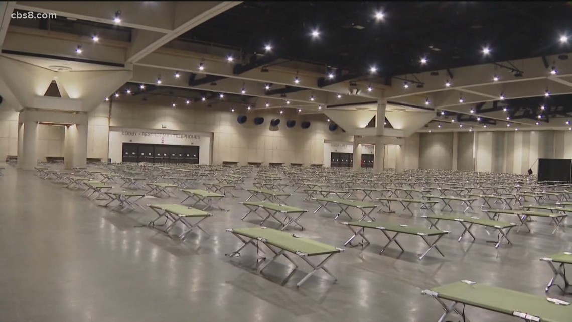 San Diego Convention Center to be used as temporary shelter for ...