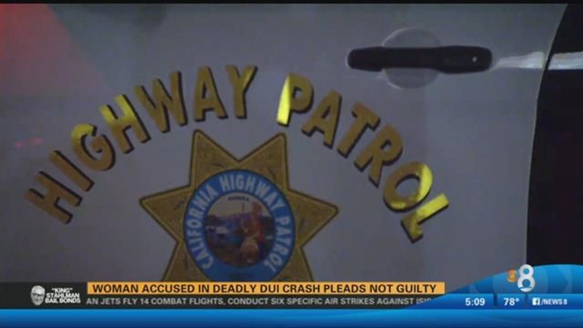 Woman accused in deadly DUI crash pleads not guilty | cbs8.com