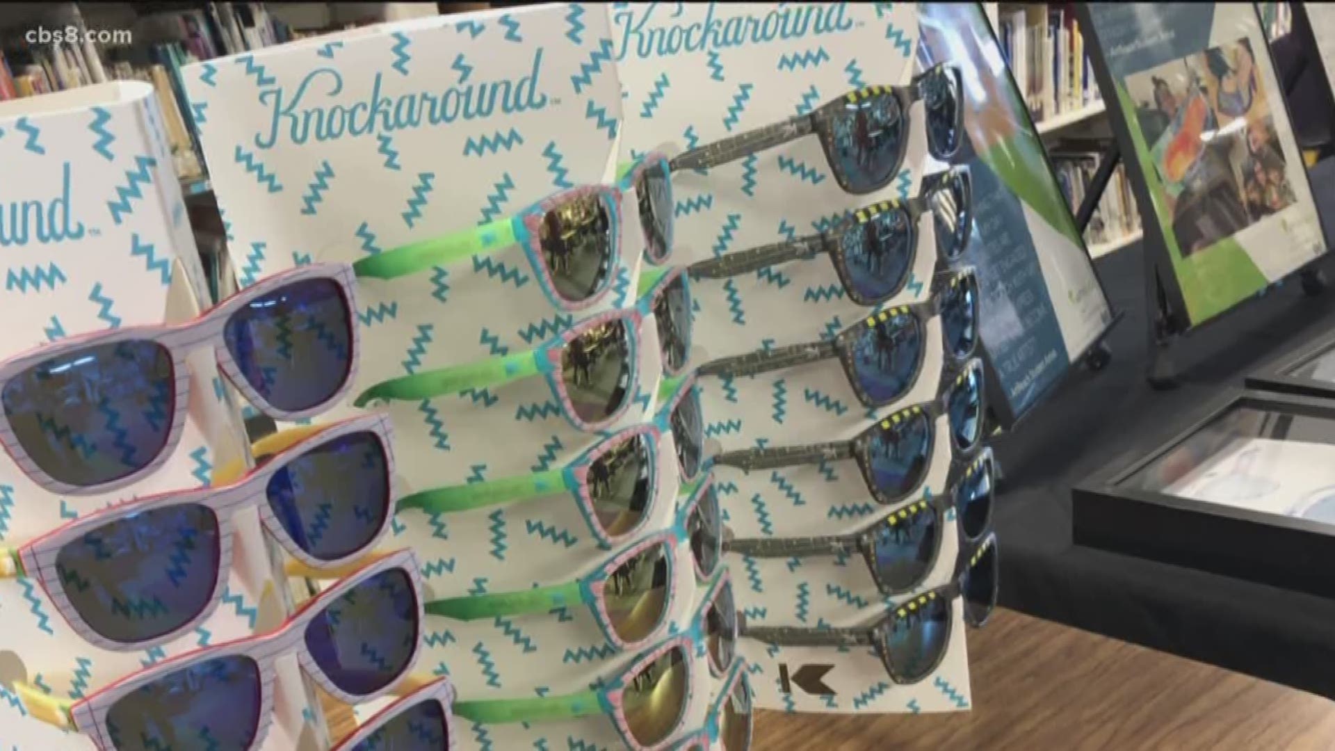 Jeff Zevely fom the Zevely Zone traveled to Spring Valley's Rancho Elementary where charity and art collided in a sunglasses contest.