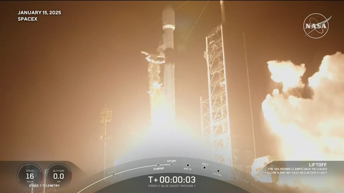 SpaceX Falcon 9 stage crashes into moon, creates 100-foot crater