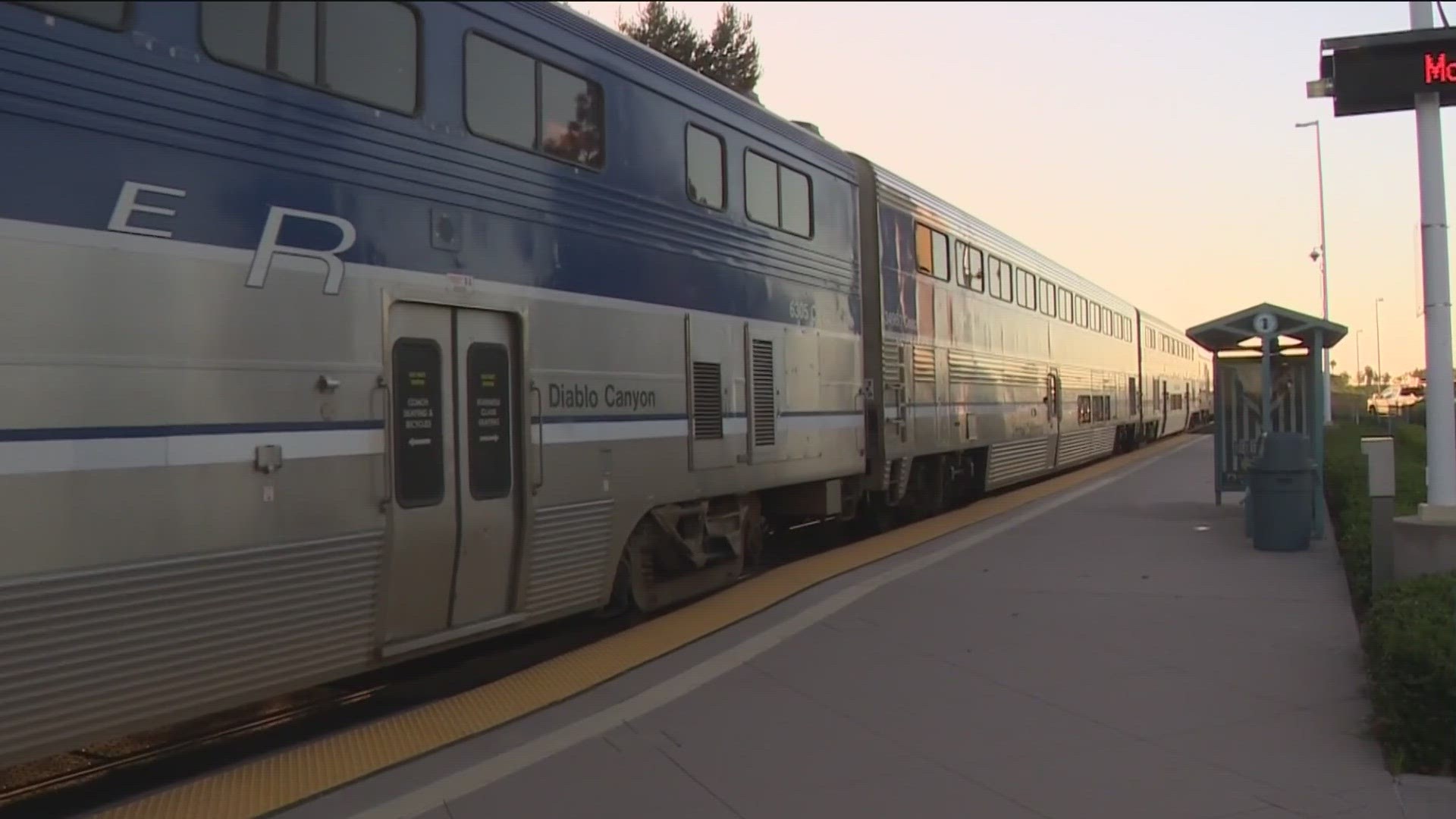 While the repairs were being made, passengers had to take a bus around the repair work. Commuters CBS 8 spoke to Monday morning were relieved.