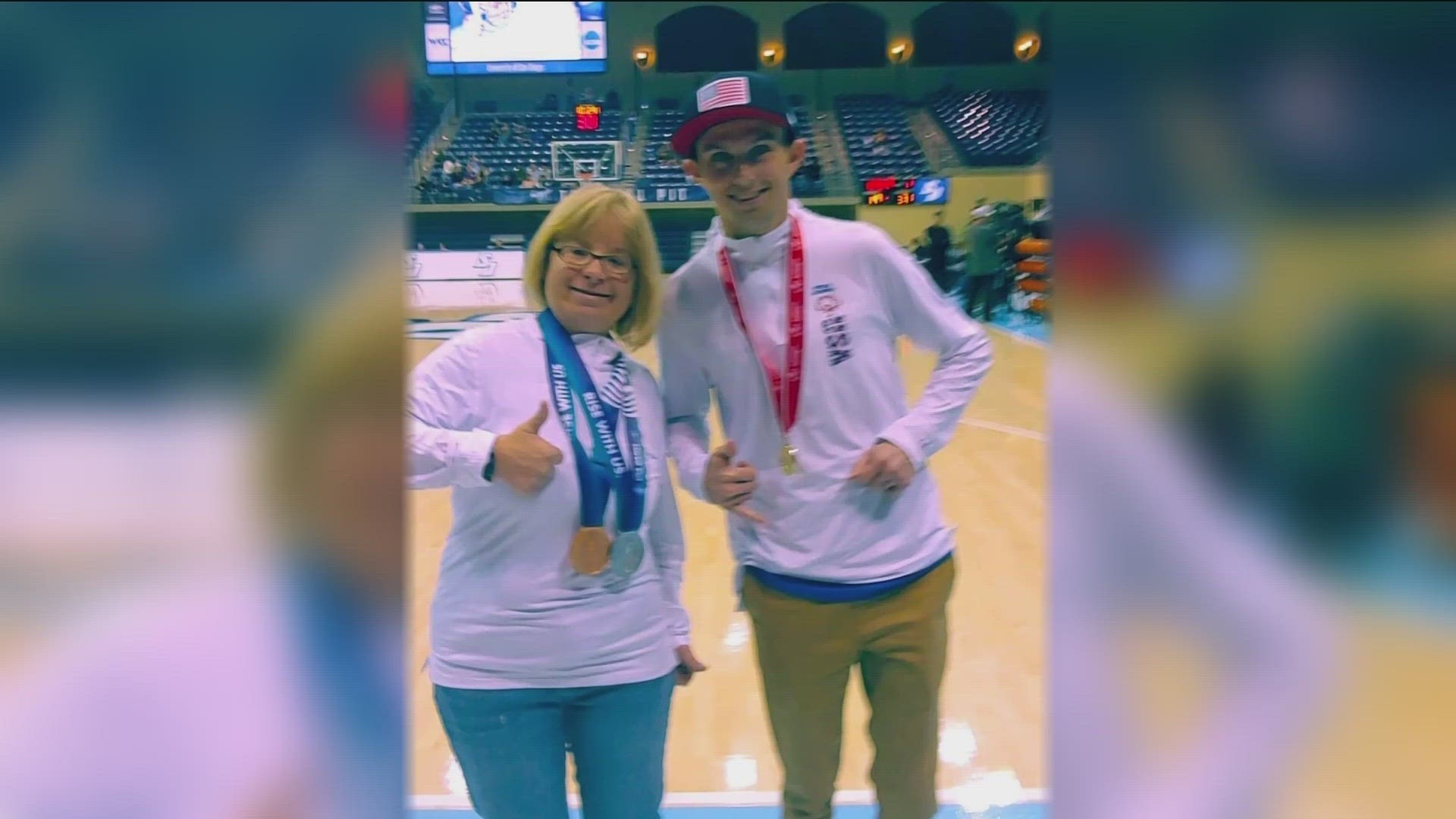 Golfer Jayson Jesperson and tennis player Heidi Sand of San Diego are headed to Berlin to compete in the Special Olympics World Games