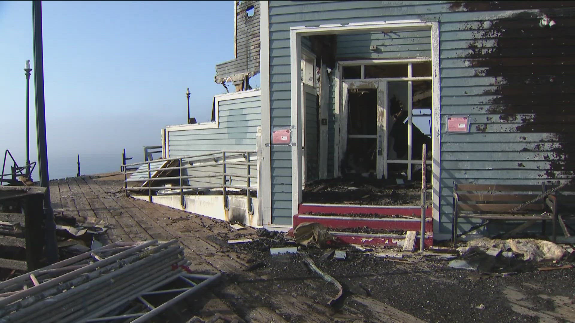 It could take two to three years and about $20 million to fix the pier following significant damage from a fire. Crews do not plan to close the pier.