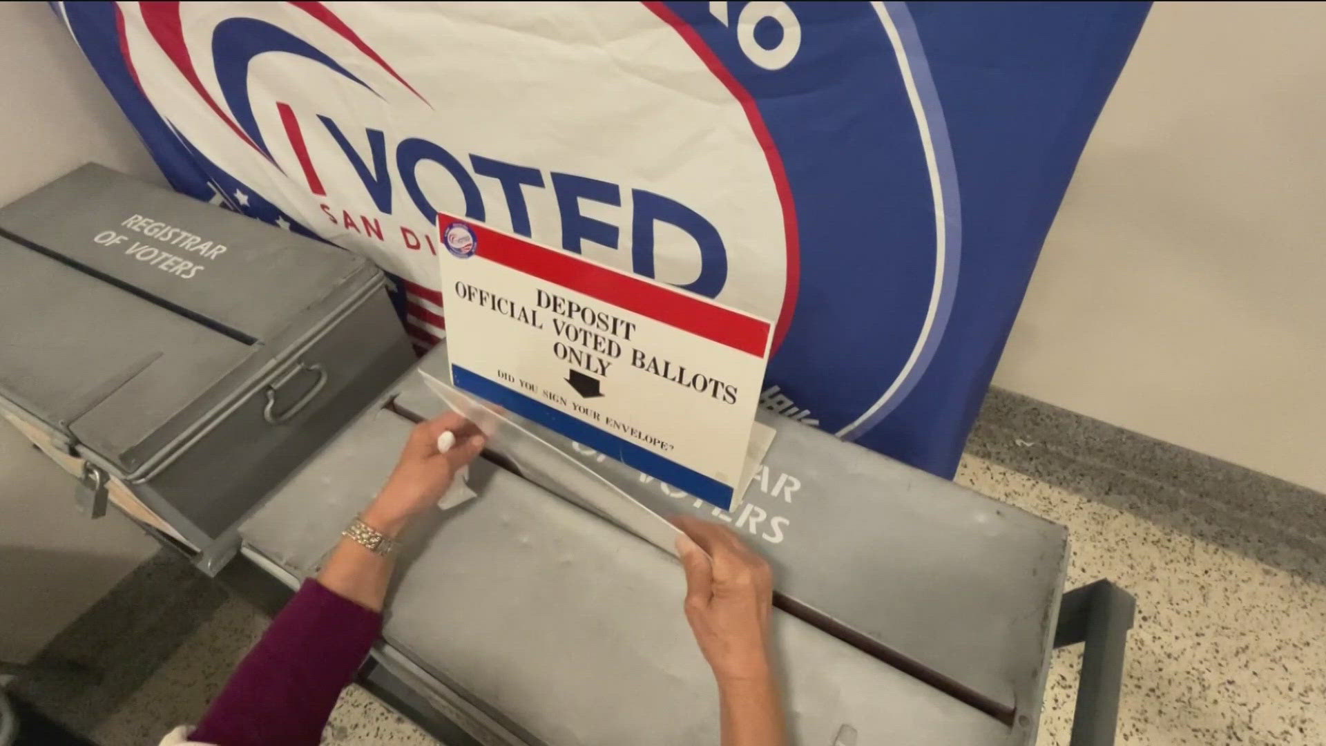 Nearly 2 million mail-in ballots have been sent out to registered voters in San Diego County for the 2024 Presidential General Election.