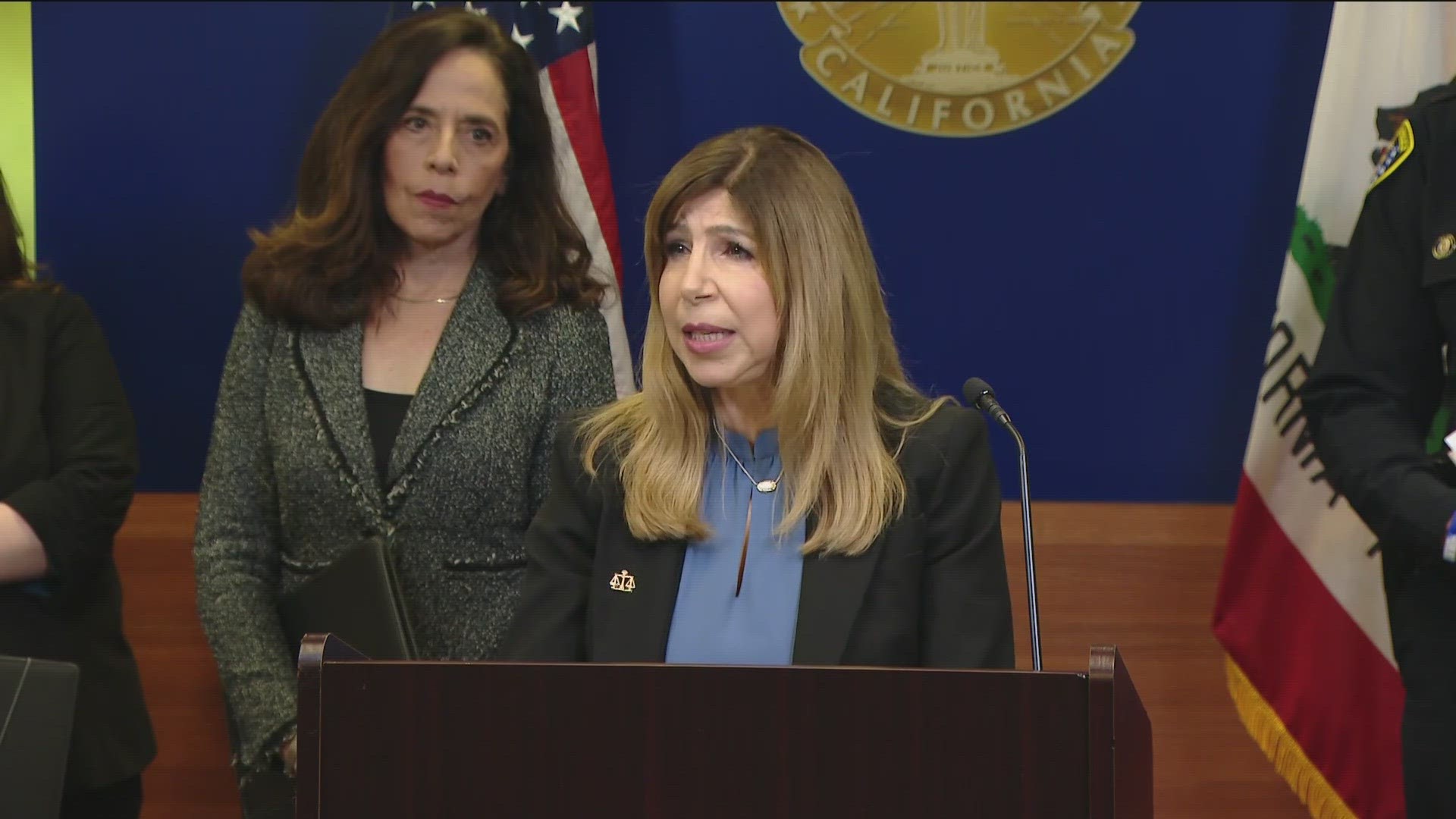 Mara Elliott and Summer Stephan announced a new task force that has already prosecuted at least four repeat drug offenders.