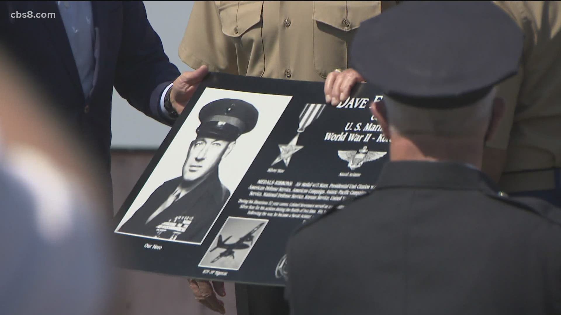 Ninety-nine-year-old Colonel Dave Severance was honored on Saturday for his actions in WWII.
