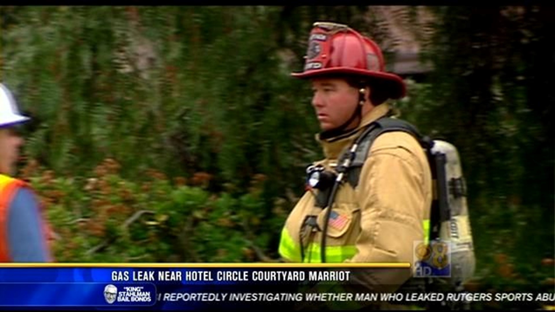 Gas leak reported near Mission Valley hotel