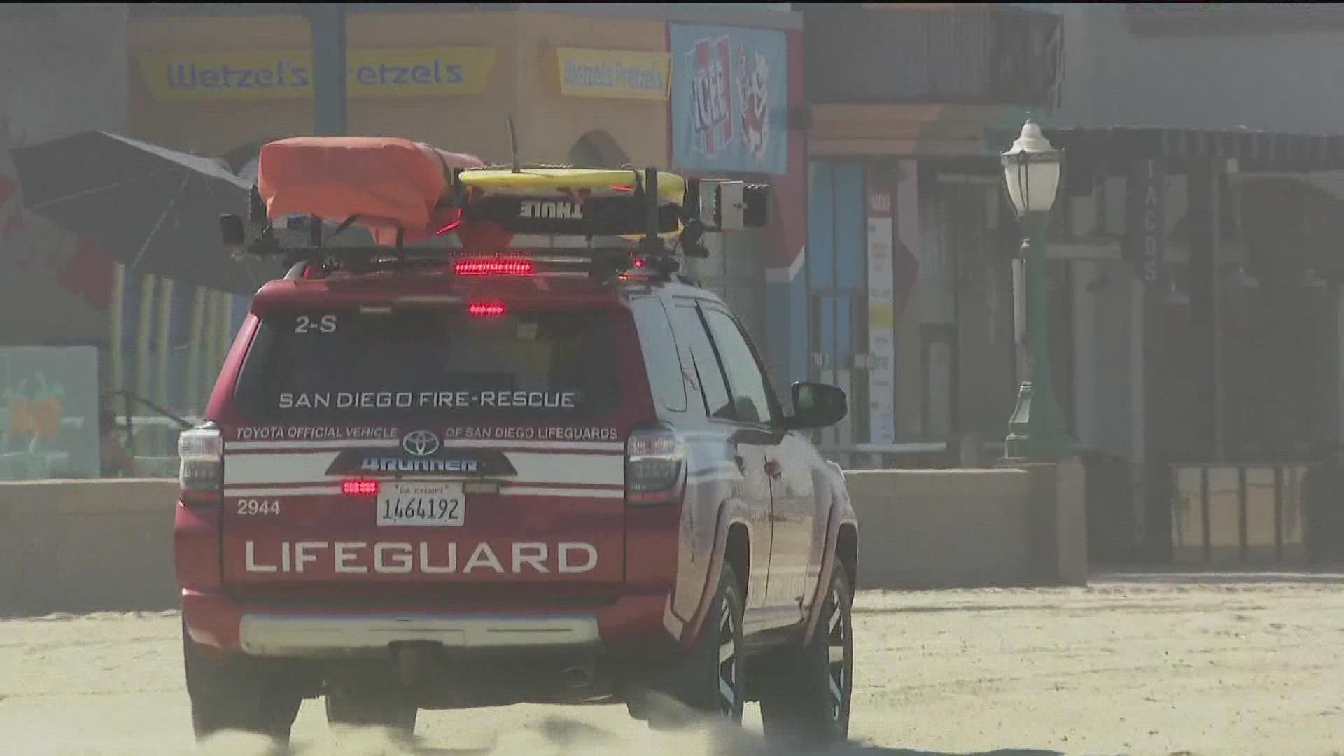 San Diego Lifeguards are expecting hundreds of thousands of people to flock to the beaches because of the scorching heat wave this Labor Day weekend.