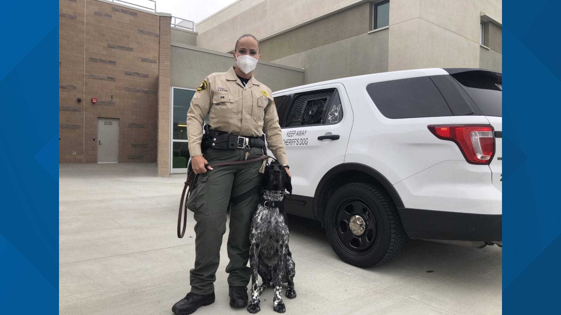 Deputy Racine is the 15th K-9 Handler in the Sheriff Department's 171-year history.